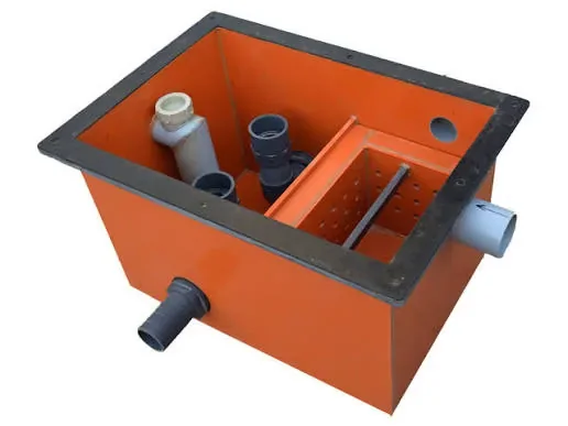 HDPE & uPVC Grease Traps product example for commercial kitchen planning